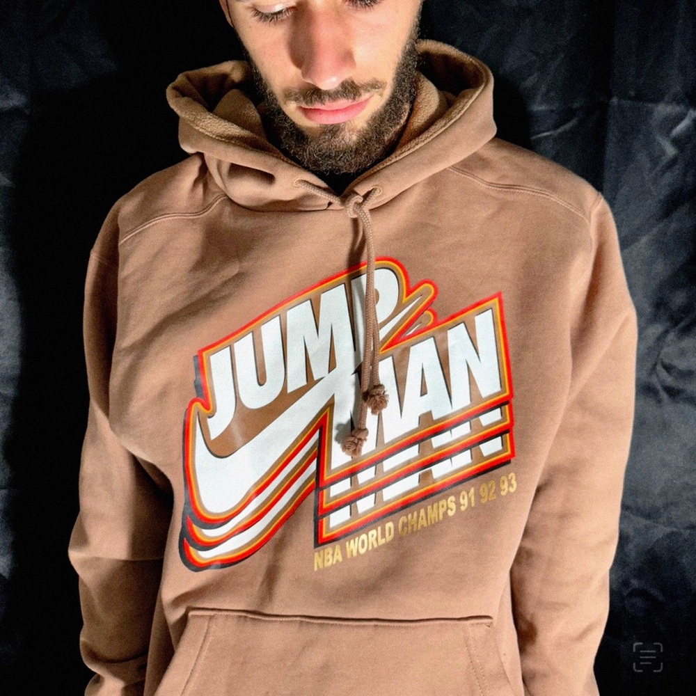 Nike - Mens Jumpman Core Fleece/Cotton/Polyester Hoodie